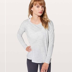 Lululemon Athletica |Back Into It Long Sleeve, Space Dye Color way, Size 12 -EUC